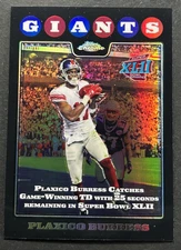 2008 Topps Chrome - Plaxico Burress #TC153 New York Giants - Refractor