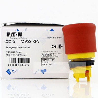 5pc New eaton moeller Push Button A22-RPV Fast Delivery #YP1