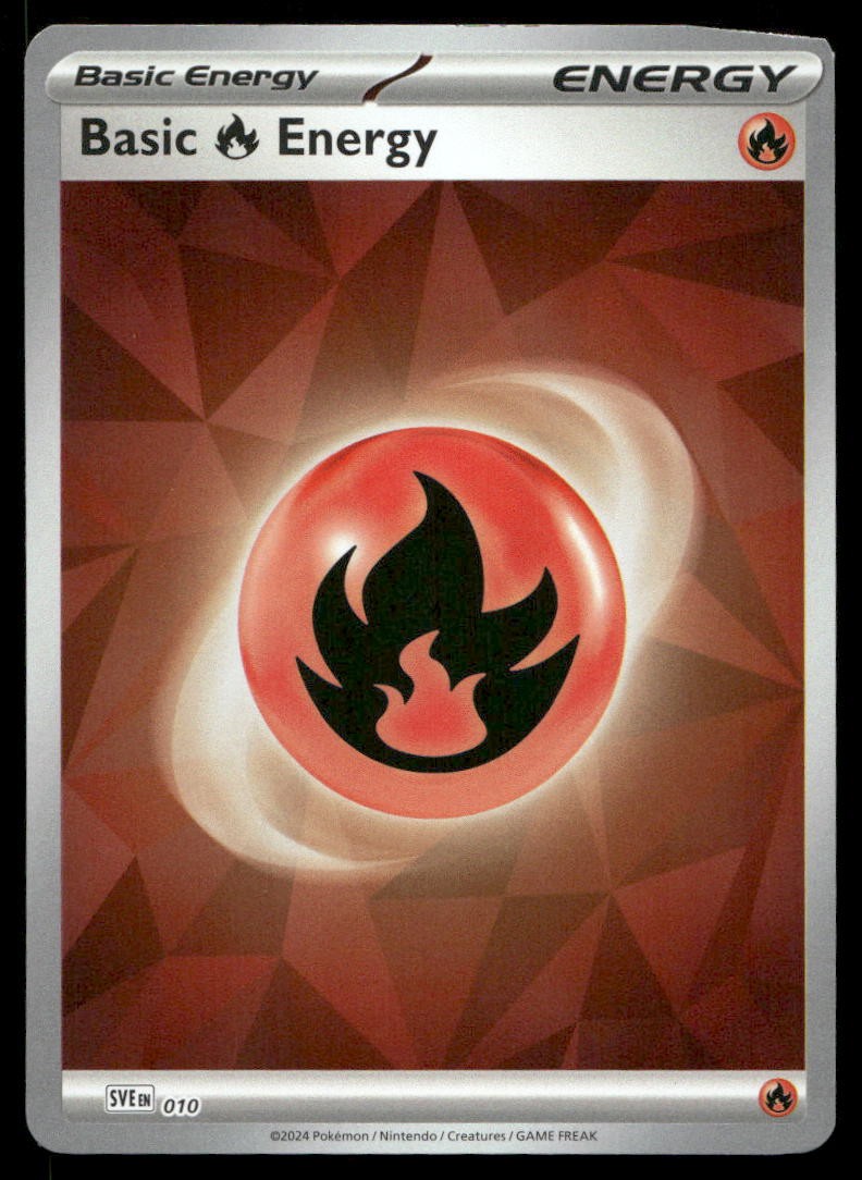 Basic Fire Energy Holofoil SVE: Scarlet & Violet Energies 010 NM