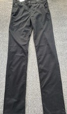 Adriano Goldschmied Pantalone Uomo 31R Nero The Marshall Slim Chino Elasticizzato Nuovo