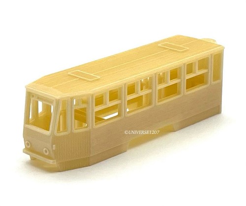 Nn3/Nm Scale BVG Tatra KT4D Streetcar Kit German Tramway Trolley 6.5 mm Gauge - Picture 10 of 16