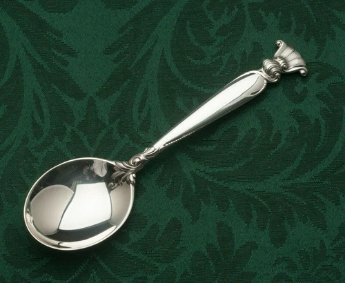 Romance of the Sea by Wallace Sterling Silver Cream / Round Soup Spoon 6"
