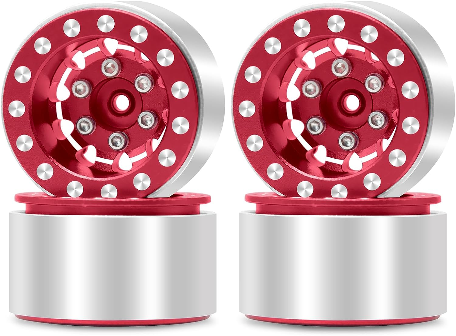 OGRC 1.0 Wheels Deep Dish Rims Negative Offset 7Mm Wheels for SCX24 C10 ...