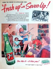 7up Print Ad from 1951