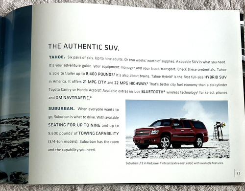 ORIGINAL FACTORY 2010 CHEVY CARS CROSSOVERS & TRUCKS BROCHURE - 30 PAGES RARE - Picture 10 of 10