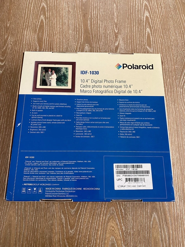 Polaroid IDF-1030 10.4" Digital Picture Frame - Image 2 of 4