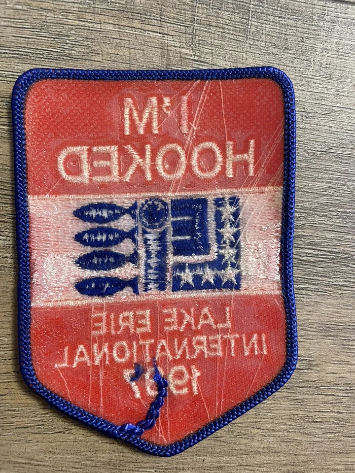 Vintage I’m Hooked Lake Erie International 1987 Patch - Image 2 of 4
