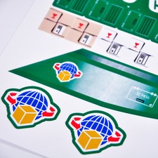 Replacement sticker for set 7734 Precut sticker