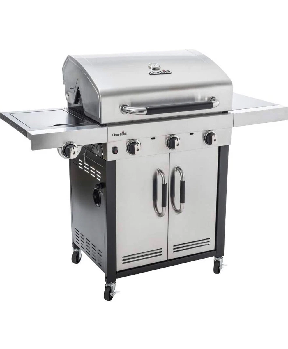 Char Broil Advantage Series 345S 3 Burner Gas Barbecue Grill with