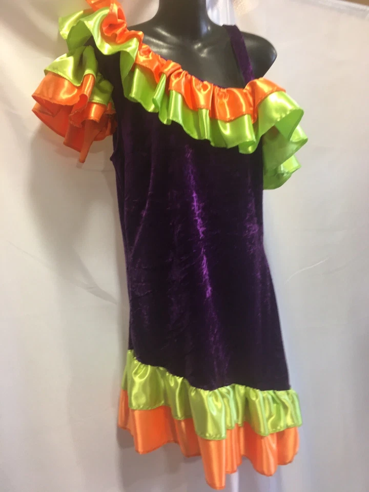 Vestido de Fiesta Rara Tropical Años 80 - Mediano 12/14  Foto 3 de 4