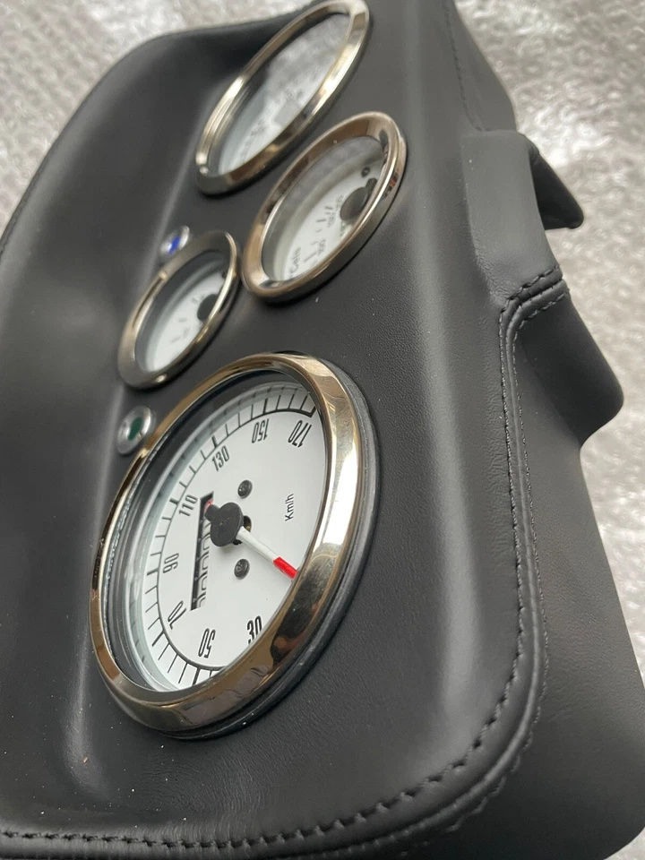 Классический Fiat 500 Abarth Speedo спидометр приборной панели циферблатов кожи новый - Изображение 2 из 4