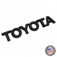 For Toyota Matte Black Letter Trunk Lid Liftgate Tailgate Emblem Badge Logo