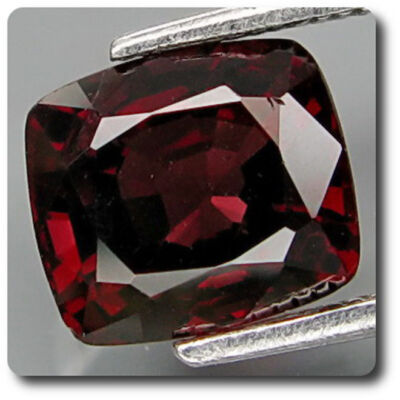 Stones And Minerals. 1.93 Cts Red Spinel. VS Tanzania, Africa. With Certificate