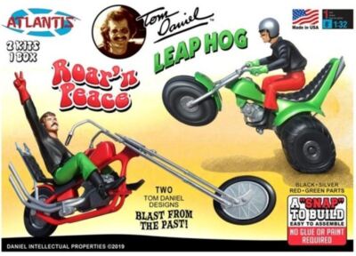 Atlantis Bausätze Roar'n Peace Leap Hog Snaps 2er Pack Tom Daniel (4 Farben) Maßstab N/A