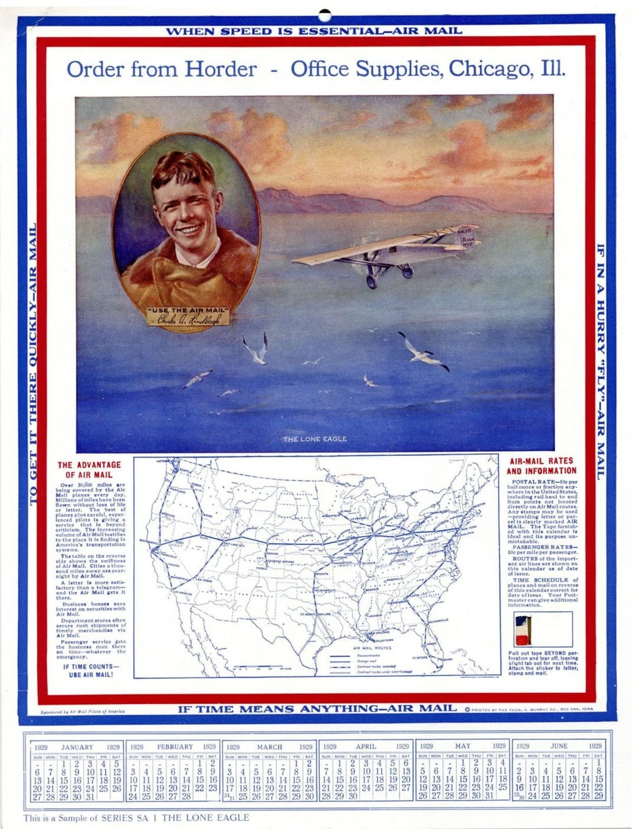 Ad Calendar for Horder Office Supplies Chicago Ill