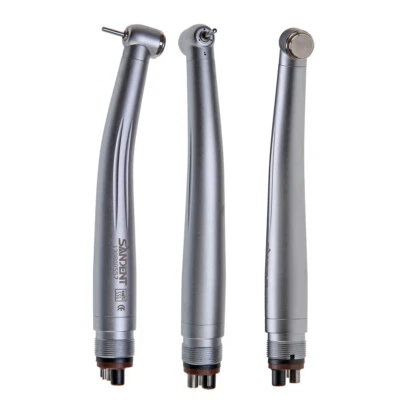 SANDENT Turbina Dentista Dental High Speed Handpiece Push Button Turbine 4 Holes Fit NSK