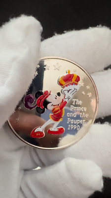 【ミッキーマウス】75周年 銀メダル 20g Disney 75 Years with Mickey Colorized 6 - 1 oz .999 Silver Coin