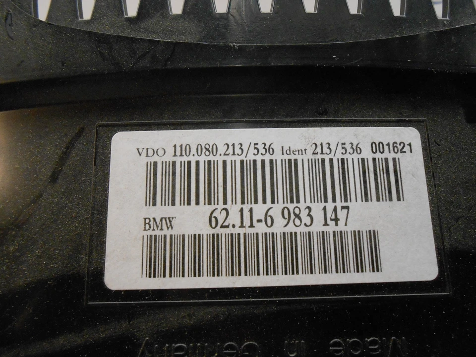 BMW 550i E60 2006 velocímetro panel 62116983147 6983147 RC0330 Foto 3 de 4