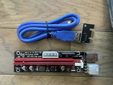 Ubit PCIe Riser for Crypto Mining Rigs GPU Risers PCIe 16x to PCIe 1x 6-Pack 