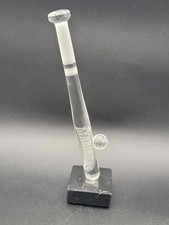 Seattle Mariners Crystal Baseball Bat And Ball RARE Statue