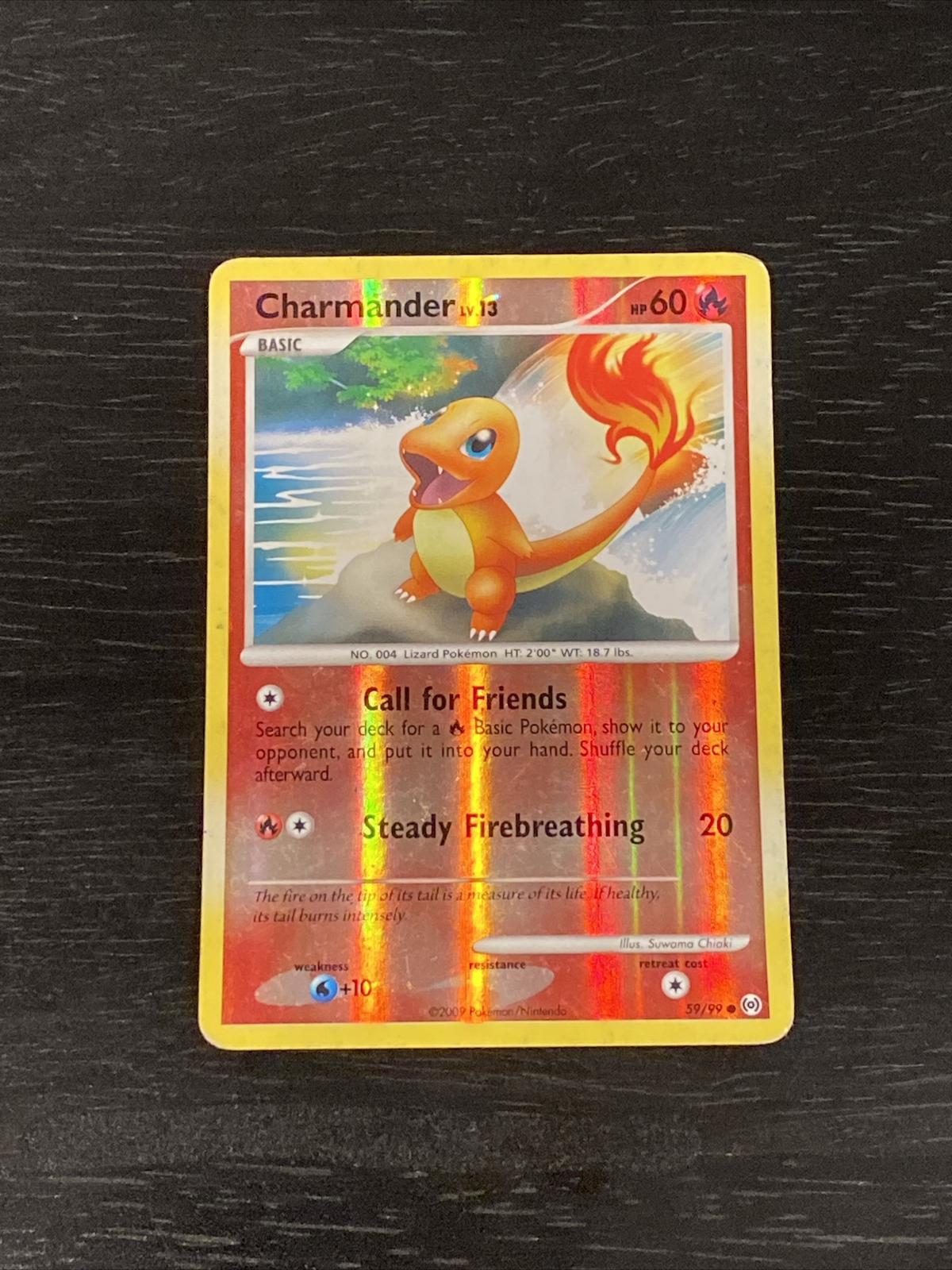 Pokémon TCG - Charmander 59/99 Platinum - Arceus Reverse Holo Foil 2009