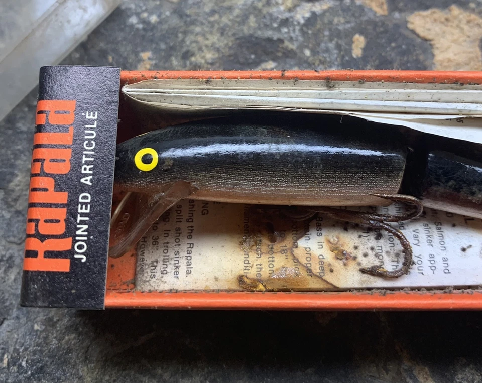 Vintage Original Floating Jointed Minnow. Rusted. - Image 2 of 4