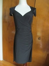 Lauren Ralph Lauren women’s black insert mesh evening dress New