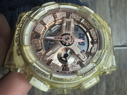 Casio 5425 G-shock Transparent x Rose Gold Analog / Digital - Picture 2 of 8