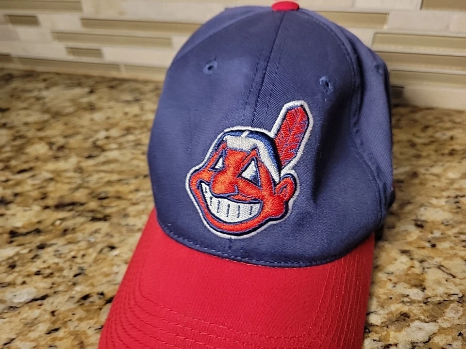 Gorra de béisbol ajustable Cleveland Indians SOMBRERO MLB con tirantes talla S/M Foto 2 de 4