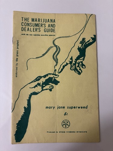 Vintage 1968 Lot: The Pot Book Monta West & Marijuana Consumer Dealer Guide Weed - Picture 2 of 9