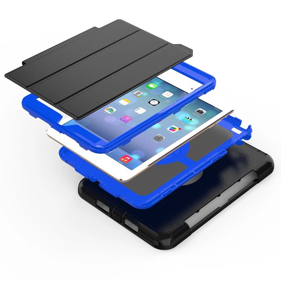 Shockproof Smart Case Heavy Duty Folio Stand Full Cover For iPad Air Mini Pro - Image 3 of 4