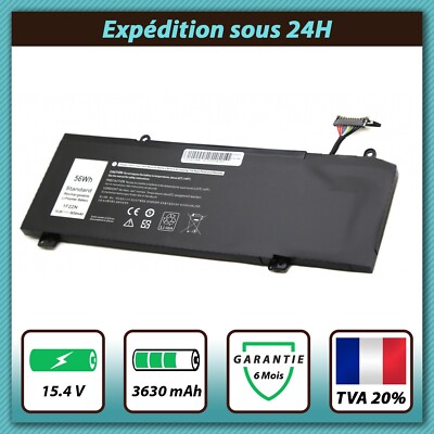 AKKU KOMPATIBEL DELL M15 I7-8750H GTX 1070 MAX-Q - 1F22N - 15,4V 3630mAh