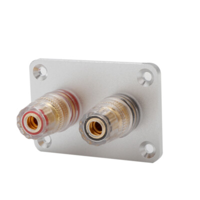 Audio HiFi 2-Way Speaker Junction Box Brass Terminal Binding Post HiFi audio DIY