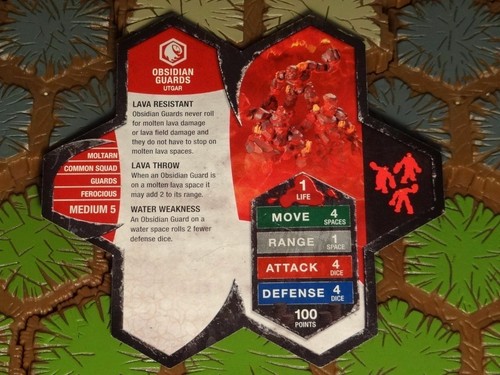 Obsidian Guards - Heroscape - Volcarren Wasteland Figures - Free Ship Available - Picture 2 of 2