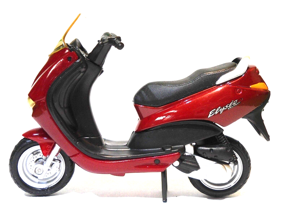 MAISTO バイクミニカー PEUGEOT ELYSEO125＆フィギュア Maisto 1:18