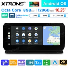 IPS Android 8+128GB CarPlay Car GPS Stereo Radio For Mercedes-Benz CLS W218 C218