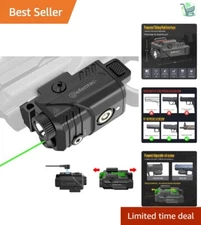 Durable Green Laser & Tactical Light Combo – Rechargeable & Lightweight Design