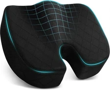 Memory Foam Seat Cushion Office Chair Car Seat Pad Coccyx Tailbone Pain Relief