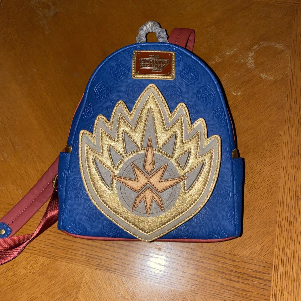 Preloved: Loungefly Blue and Gold Guardians of the Galaxy Backpack Loungefly | Premium Backpacks Handbags & Purses – tagged  main image 3