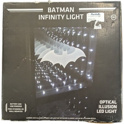 Batman Infinity Light USB and Battery Powered Free Standing Wall Mount NIB