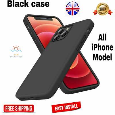 Hülle für iPhone 15 11 12 13 Pro Max Mini 7 8 SE XR X Silikon Stoßfest Handy