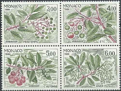 Timbres Flore Monaco 1557/60 ** lot 28217 - Foto 1 di 1