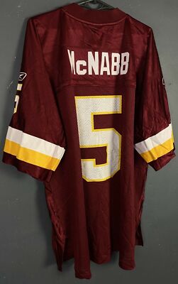 MEN'S WASHINGTON REDSKINS DONOVAN McNABB #5 NFL FOOTBALL SHIRT