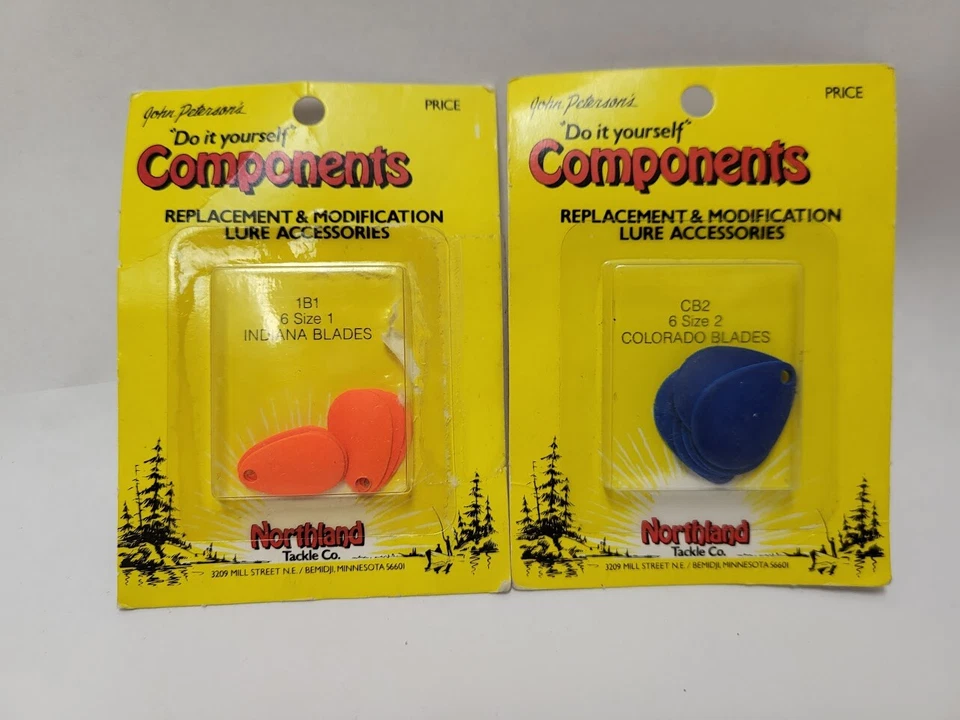 10 paquetes de aparejos de pesca Northland hoja giratoria Walleye trucha lubina cebo vivo Foto 3 de 4