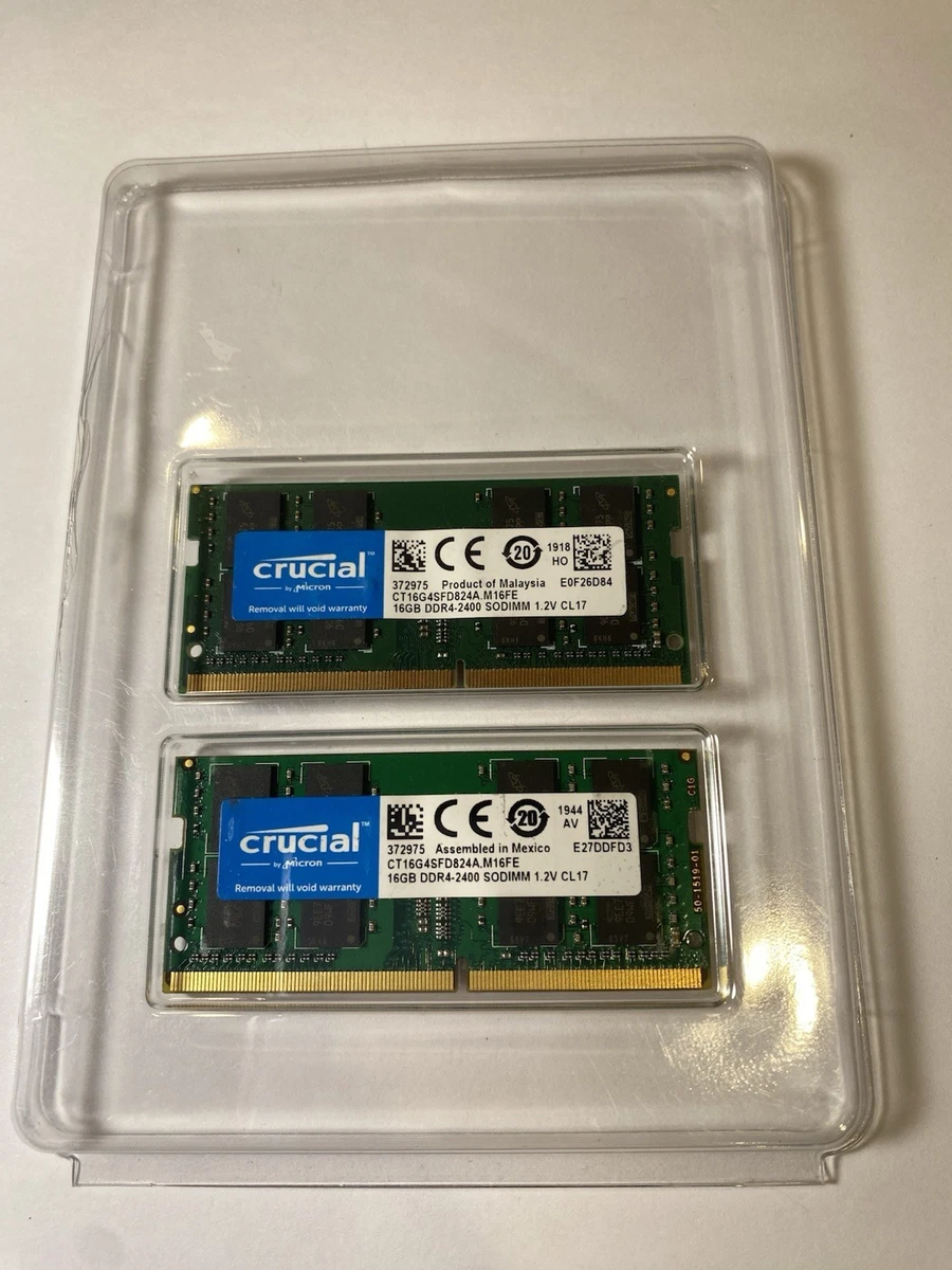 Crucial DDR4 SDRAM 32 GB Total Capacity Memory (RAM) for sale | eBay