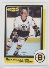 1986-87 O-Pee-Chee Rick Middleton #157 0m8e