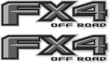 Ford F150 Decal Sticker Set: FX4 Off Road Truck Bedside Replacement - Super Duty