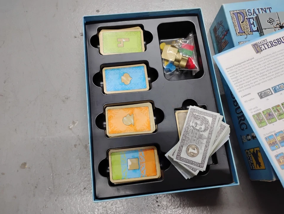 Vintage Saint Petersburg Rio Grande Board Game Complete - Image 3 of 3