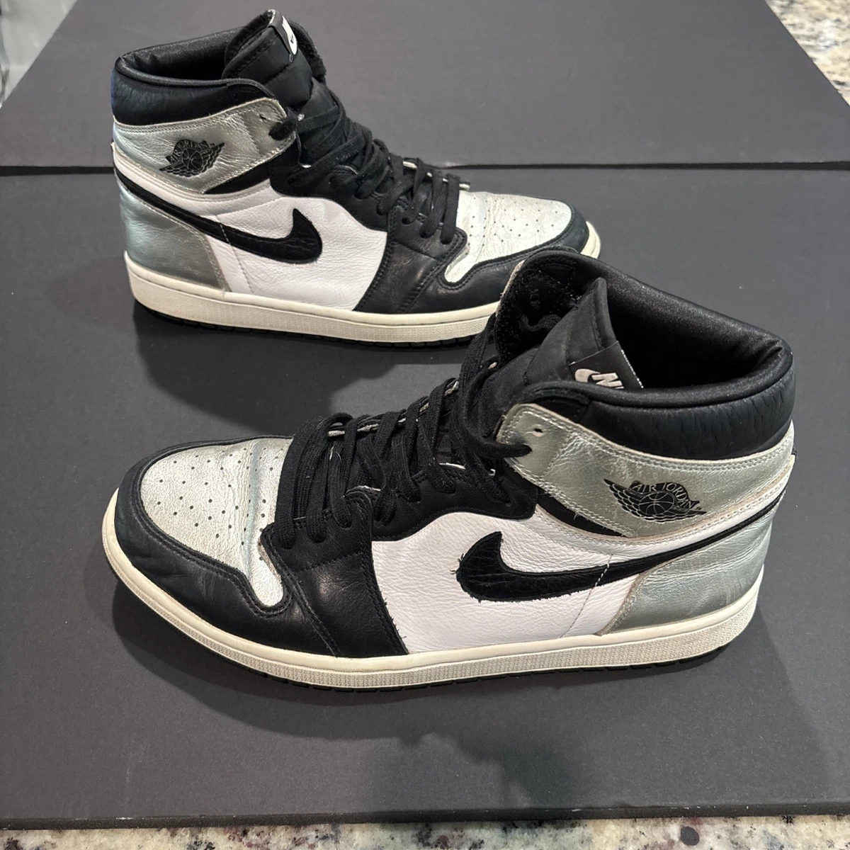 Air Jordan retro high OG metallic silver photon dust m9.5 w11 nib Where to Buy the Air Jordan 1 High OG  main image 2