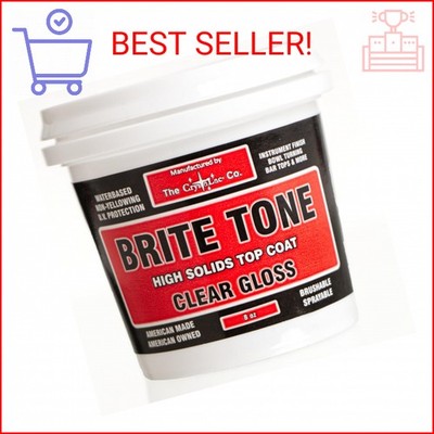 CrystaLac Brite Tone Polyurethane Instrument Finish, High Solids Non-Yellowing S